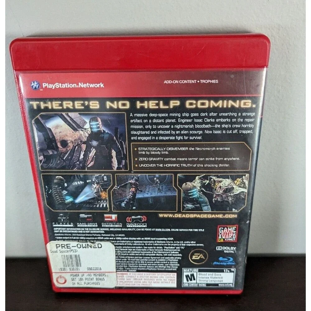 Dead Space PS3  (PlayStation 3) CIB w/ Manual tested